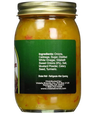 Vidalia Brands Sweet Onion Relish 16 oz Jar - Buy Online on GoSupps.com