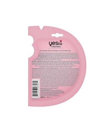 Yes To Watermelon Refreshing Paper Mask - Hydration Packed with Antioxidants - Vegan & Cruelty-Free - 1-Pack 0.6 Fl Oz - Buy Online on GoSupps.com