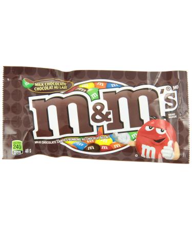 M&M's Milk Chocolate Candies 48g 24-Count Milk 48g