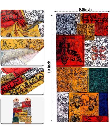 SATINIOR 8-Piece African Face Cover Bandanas - Women's Multicolored Neck Gaiter Balaclava & Head Wrap Scarf Set - Buy Online on GoSupps.com