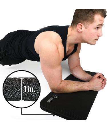 Impulse Fitness Knee Mat - Extra Thick 25mm Cushioned Pad for Knees & Elbows | Portable Exercise Mat for Planks, Ab Rollers, Yoga - Buy Online on GoSupps.com