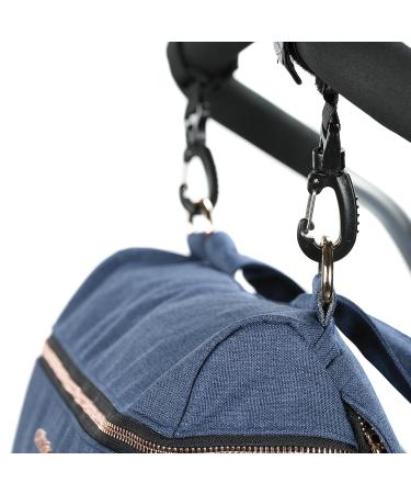 L SSIG Baby Diaper Bag - Stylish Handbag & Backpack with Accessories | Glam Rosie Bag Blue - International Shipping Available - Buy Online on GoSupps.com