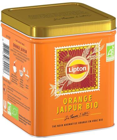 Lipton Black Tea Orange Jaipur Organic Flavored Black Tea Bulk Orange Taste Vitality Rainforest Alliance Certified 150 - Buy Online on GoSupps.com