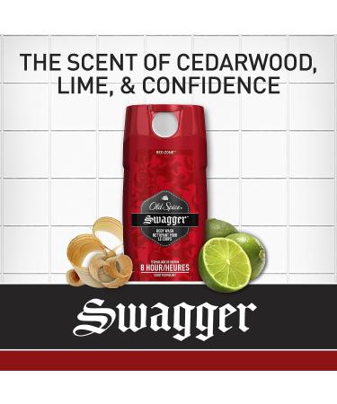 Red Zone Swagger Body Wash for Men - Scent of Confidence - 16 fl oz - Buy Online on GoSupps.com