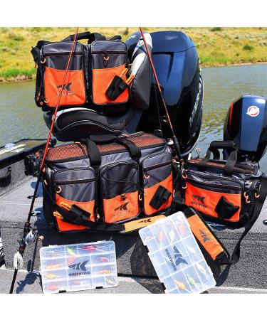 KastKing Large Saltwater Resistant Fishing Tackle Bag - Medium-Hoss A1 - Orange - Buy Online on GoSupps.com