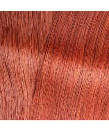 Hair2Heart 200 x 0.5g Real Hair Microring Loop Extensions - 60cm Straight - #350 Copper Red - Premium Quality Hair Extensions for International Shipping - Buy Online on GoSupps.com