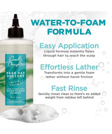 Carol's Daughter Wash Day Delight Sulfate Free Shampoo with Aloe and Micellar Water - 16.9 fl oz - Buy Online on GoSupps.com