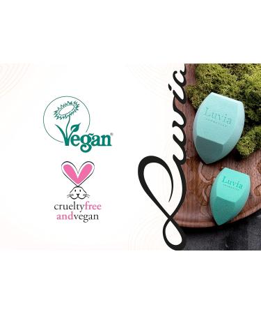 Luvia Beauty Blender Sponge Set - Pure Mint Make-Up Eggs for Face & XXL Body Blending | Flawless Finish - Buy Online on GoSupps.com