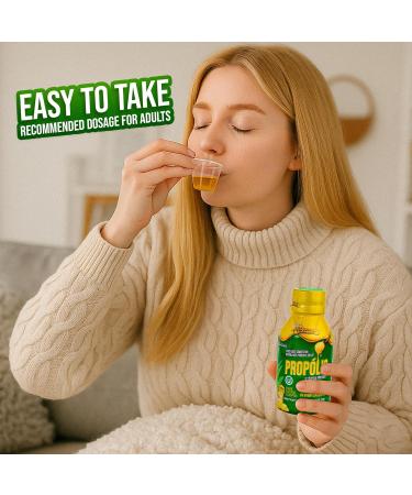 Biovital Natural Propolis Cough Syrup for Adults Immune Support Booster with Bee Honey Extract Herbal Throat Soothing Natural Ingredients and Plant Extracts - Buy Online on GoSupps.com