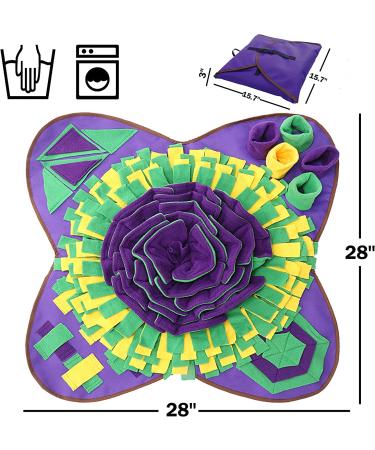 Lululun Snuffle Mat: Interactive Dog Puzzle Toy for Natural Foraging & Stress Relief - Buy Online on GoSupps.com