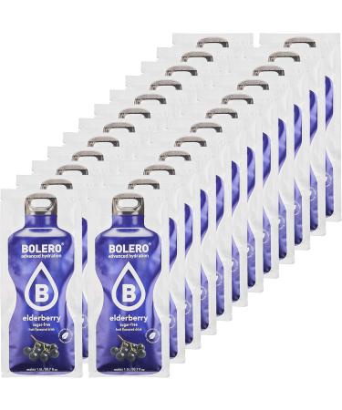 Buy Bolero Drinks Elderberry - 24 Pack of 9g | International Shipping Available - Buy Online on GoSupps.com