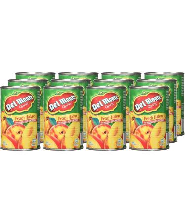Del Monte Fancy Peach Halves in Juice 398 ml Pack of 12 - Buy Online on GoSupps.com