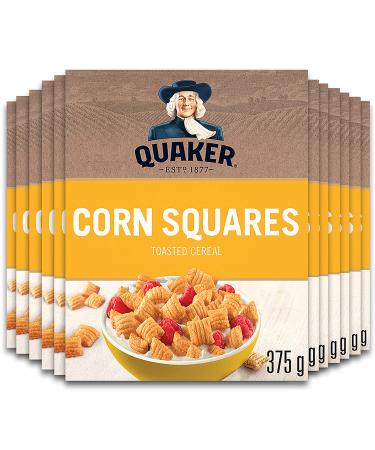 Quaker Corn Squares Cereal Multi-Pack 375g (Pack of 12) Original 375g (Pack of 12)