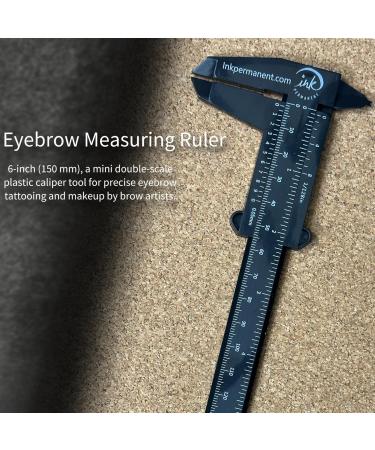 Professional Eyebrow Mapping Kit for Microblading - 9 Piece Set with Golden Ratio Caliper & Brow Razors - Buy Online on GoSupps.com