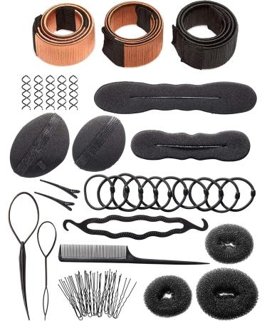 Hairdressing Help Set - Easy Hairstyles for Long Hair | German Instructions & Accessories - Perfect for Everyone - Buy Online on GoSupps.com