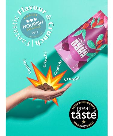 KARU Cacao Cashews (10X 35g) | Vegan Coated Cacao and Salted Caramel Cashews 10x 35g CACAO - Buy Online on GoSupps.com