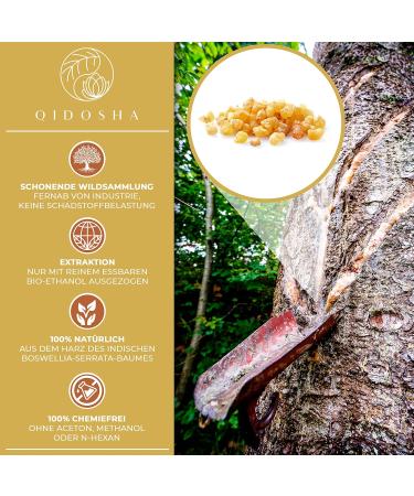 Qidosha Boswellia Serrata Frankincense Capsules - High Dose Test Winner 08/23 270 pcs 85% Boswellia Acid 500mg Extract per Capsule - Premium Quality Frankincense Supplements - Buy Online on GoSupps.com
