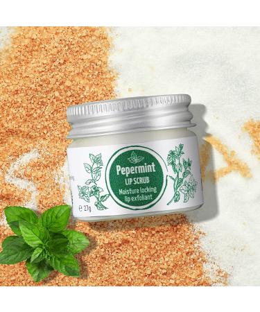 Peppermint Lip Scrub - 100% Natural, Vegan & Eco-Friendly - 27g - Buy Online on GoSupps.com