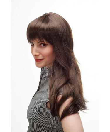 WIG ME UP 3413-6 Brown Long Straight Wig with Prominent Wide Bangs - Perfect for Stylish Looks - Buy Online on GoSupps.com