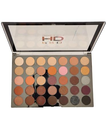 Revolution Pro HD Amplified 35 Eyeshadow Palette - Warm Neutrals | International Shipping Available - Buy Online on GoSupps.com