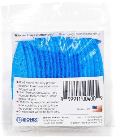 Bionix Corporation Health at Home Afterswim Water Removal From Ears Blue 20 Count - 1-Pack - Buy Online on GoSupps.com