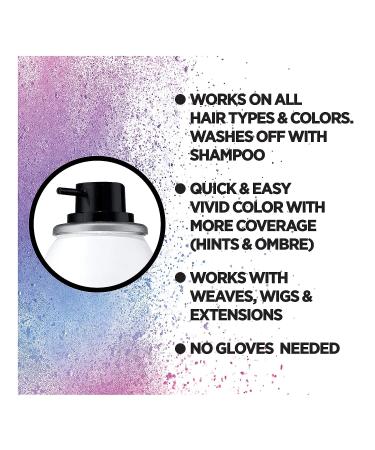 L'Oreal Paris Colorista 1-Day Washable Temporary Hair Color Spray in Rose Gold - 2 Ounces (Pack of 1) - Buy Online on GoSupps.com