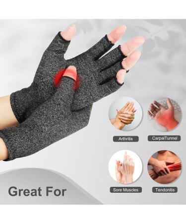 Arthritis Gloves for Women & Men – Lightweight Pain Relief for Carpal Tunnel & Tendonitis (Small Grey) | Shop Now - Buy Online on GoSupps.com