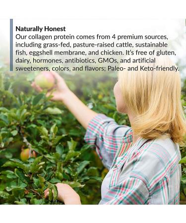 BioTrust Ageless Multi Collagen Protein - 5-in-1 Powder with 5 Collagen Types - Hydrolyzed Peptides - Grass-Fed Beef - Sustainable Fish - Chicken & Eggshell Membrane (Unflavored) - Buy Online on GoSupps.com