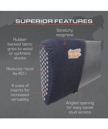 Beartooth Recoil Pad Kit 2.0 - Improve Accuracy with High-Density Absorption - Versatile - Made in USA (Black) - Buy Online on GoSupps.com