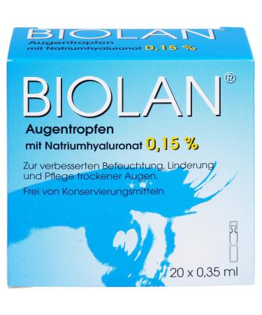 Biolan eye drops 20x0.35 ml