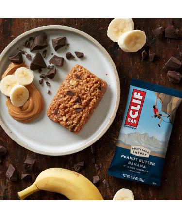 CLIF BAR - Energy Protein Bars - Crunchy Peanut Butter and Peanut Butter Banana with Dark Chocolate - Variety Pack - Made with Organic Oats - Energy Bars - Non-GMO - (20 Pack) - Buy Online on GoSupps.com