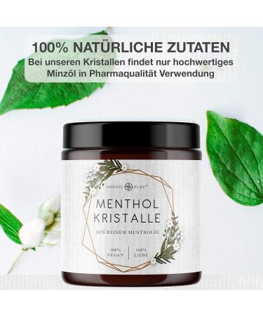 Premium Menthol Crystals 100g | Nordic Pure - 100% Natural Sauna Infusions - Buy Online on GoSupps.com