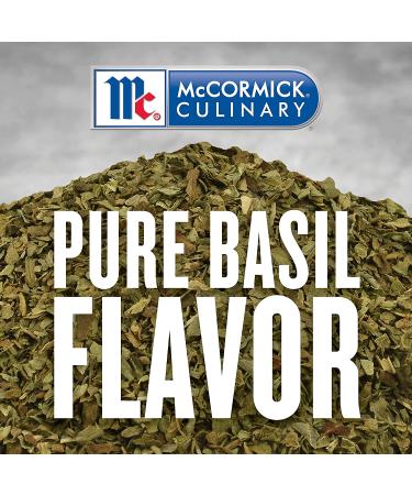 Mccormick Culinary Basil Leaves 5 oz - Authentic Fresh Flavor for Pasta, Pizzas, Poultry & Sauces | Dried Basil Seasoning - 5 Ounce Container (Pack of 1) - Buy Online on GoSupps.com