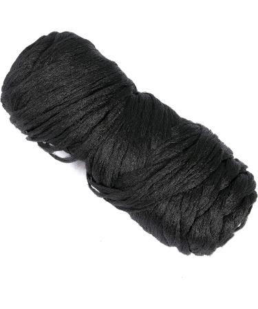 Brazilian Wool Hair Yarn for Crochet Braid Twist | Black Color - Black01 - Buy Online on GoSupps.com
