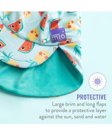 Bambino Mio Reusable Swimming Diaper & Sun Hat Bundle - Leak-Proof Stylish UPF40+ Protection | Whale & Nautical Design | Perfect for Kids 1-2 Years & 2+ Years - Buy Online on GoSupps.com