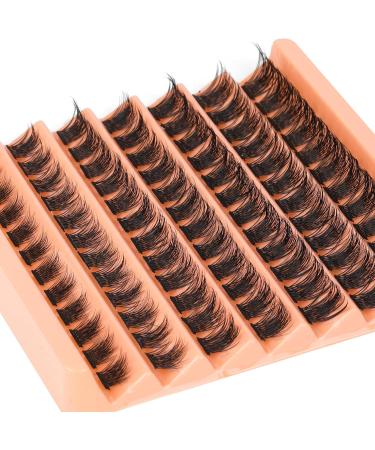 D Curl Cluster Eyelashes 8-16mm by TOOCHUNAG - Russian Lash Clusters for a Natural, Wispy Look - Buy Online on GoSupps.com