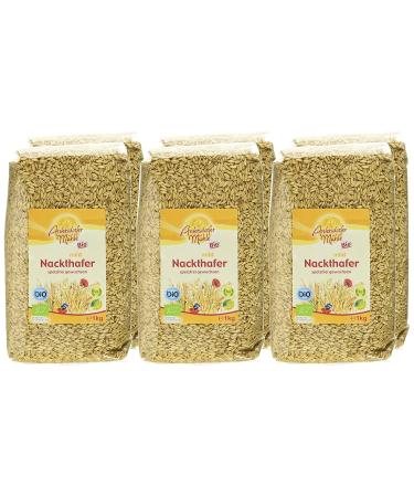 Buy Antersdorfer M hle Organic Naked Oats - Pack of 6 (6 x 1 kg) | International Shipping - Buy Online on GoSupps.com