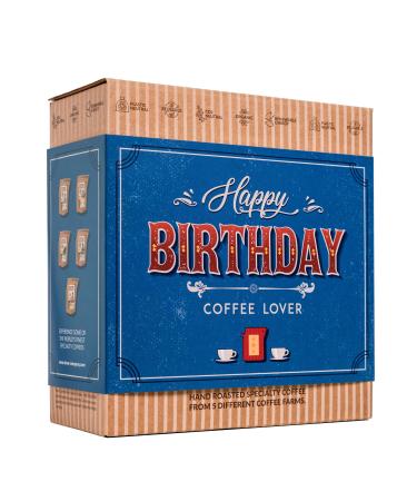 Coffee gift set for birthday - 5 best single estate specialties & organic coffees from all over the world |Brew & enjoy anytime & everywhere |Coffee lover Gift idea for men & women birthday coffeebrewer - Buy Online on GoSupps.com