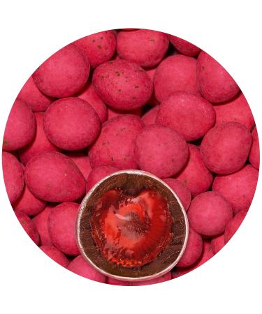 EinsSein 0.5 kg Chocolate Fruits Strawberry Dull Red Sweets Christening Communion Almonds Feast and Receive Party Celebration