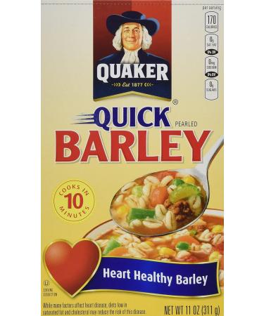 Quaker Quick Barley 11 oz (Pack of 3) - 33 Ounce Value Pack - Buy Online on GoSupps.com