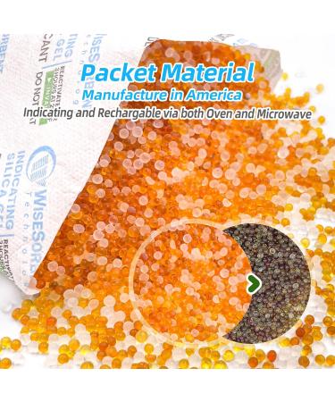 Buy Wisesorb 2Pcs 500g Indicating Silica Gel Packs - Rechargeable Desiccant Moisture Absorbers for Gun Safe and Storage Control - International Shipping Available - Buy Online on GoSupps.com