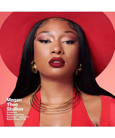 Revlon ColorStay Suede Ink Lipstick with Built-in Primer, Vitamin E Infused, Waterproof, Smudgeproof, Matte Color - 008 That Girl - Buy Online on GoSupps.com