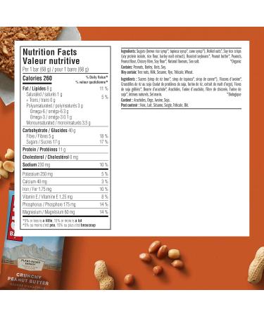 CLIF BAR - Energy Bars - Crunchy Peanut Butter - (68 Gram Protein Bars 12 Count) Packaging May Vary - Buy Online on GoSupps.com