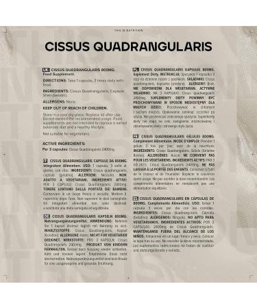 Bulk Pure Cissus Quadrangularis Powder 100 g Packaging May Vary - Buy Online on GoSupps.com