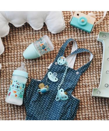 Buy SUAVINEX Silicone Picnic Blue Pacifiers for 6-18 Months - Pack of 2 | International Shipping Available - Buy Online on GoSupps.com