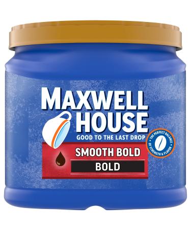 Maxwell House Smooth Bold Dark Roast Ground Coffee (26.7 oz Canister) 26.7 Ounce