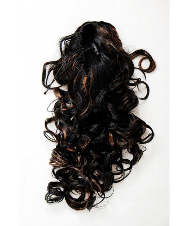 Buy WIG ME UP Hairpiece Ponytail Braid - Black & Red-Brown Curls 55 cm - JL-3266-1BF30 | International Shipping Available - Buy Online on GoSupps.com