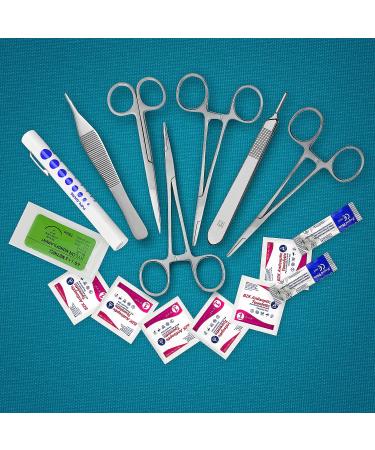 ASA TECHMED 20 PC U.S. Military Style Surplus Emergency Survival Bleed Control Kit | First Aid Pouch - Buy Online on GoSupps.com