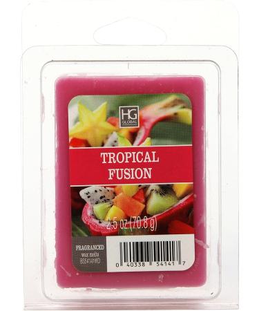 Hosley Tropical Fusion Wax Melts - Hand Poured 2.5 oz | Essential Oil Infused | Perfect for Weddings Spa & Meditation - Buy Online on GoSupps.com