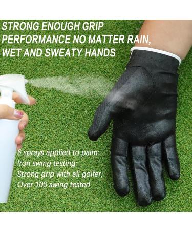 FINGER TEN Men's Golf Rain Grip Glove Pair - Black/Gray/Green - Sizes S- XL - Ambidextrous Design for Hot, Wet Weather Conditions - Buy Online on GoSupps.com
